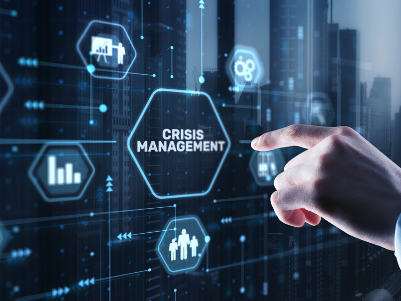 Crisis management concept. Procedure for finding a solution to the crisis