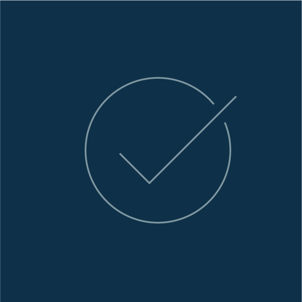 Tick mark inside of a circle