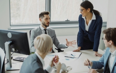 corporate organisation meeting together