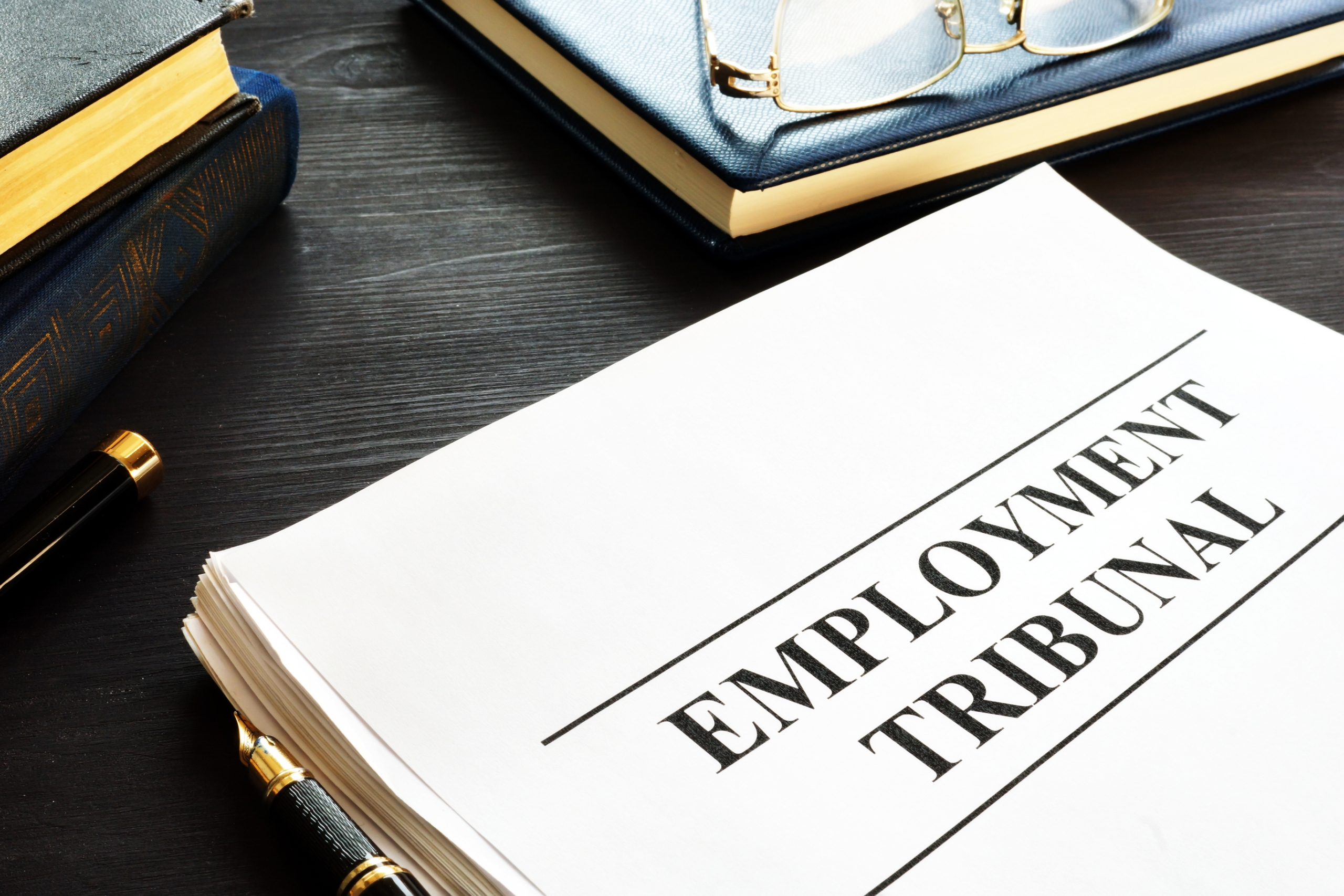 employment tribunal papers in a table