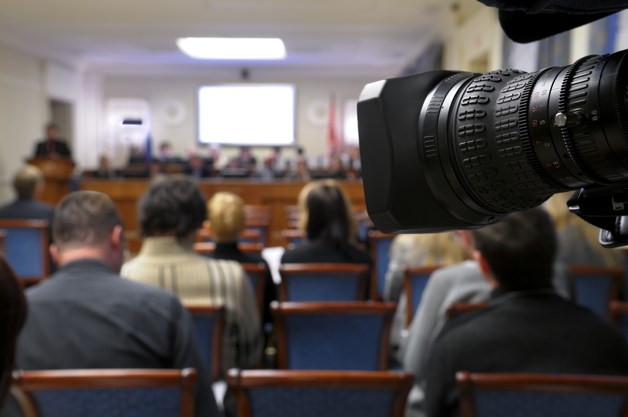 court an a camera filming it