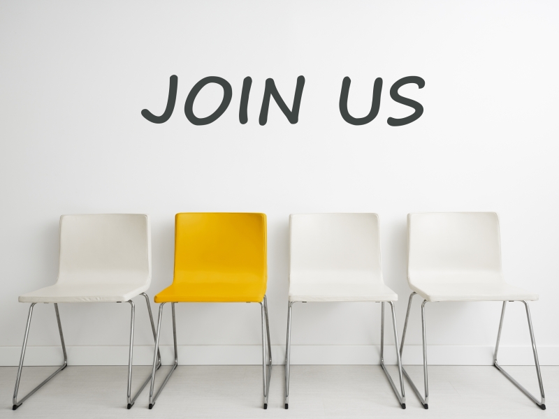 join us with four empty chairs